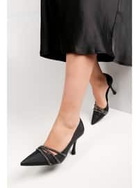 Stilettos & Evening Shoes - Black - Heels