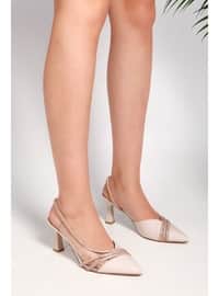 Stilettos & Evening Shoes - Nude - Heels
