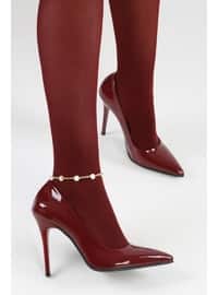 Stilettos & Evening Shoes - 300gr - Burgundy - Heels