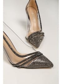 Stilettos & Evening Shoes - Platinum - Heels