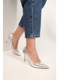 Stilettos & Evening Shoes - Silver color - Heels