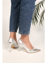 Stilettos & Evening Shoes - Silver color - Heels