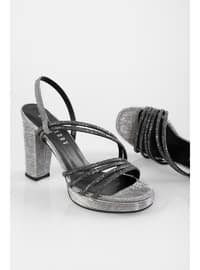 Platform - 350gr - Platinum Glitter - Heels