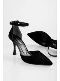 Stilettos & Evening Shoes - 300gr - Black Suede - Heels