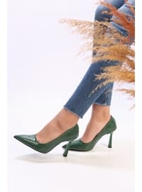 Stilettos & Evening Shoes - Green - Heels