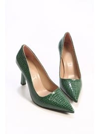 Stilettos & Evening Shoes - Green - Heels