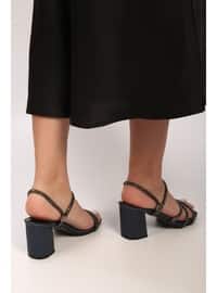 Sandal - Navy Blue - Slippers