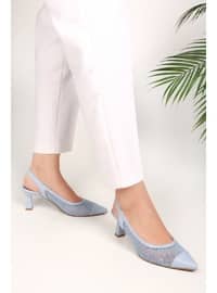 Stilettos & Evening Shoes - Baby Blue - Heels