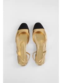 Flat - 250gr - Golden color - Flat Shoes