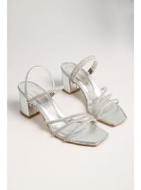 Sandal - Silver color - Slippers