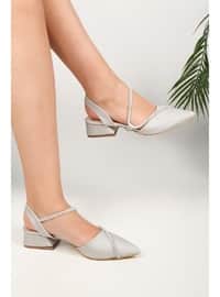 High Heel - Silver color - Heels