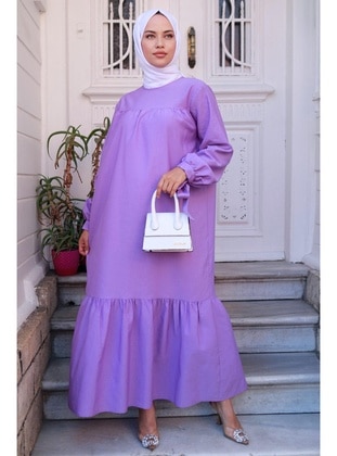 Lilac - Modest Dress - Hafsa Mina