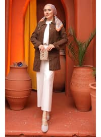 Brown - Unlined - Jacket