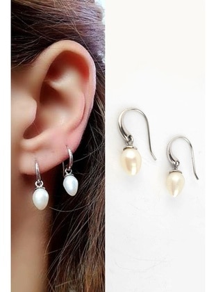Silver color - Earring - ose shop