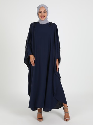 Navy Blue - Abaya - Filizzade