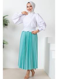 Mint Green - Unlined - Skirt