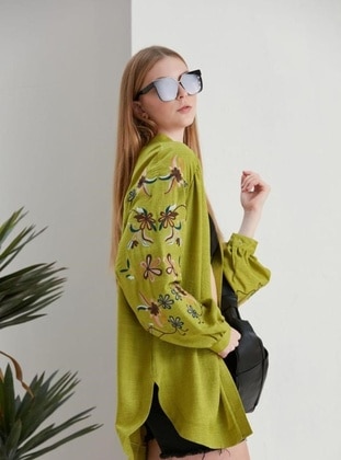 Green - Kimono - Maymara