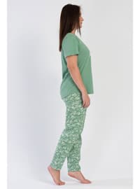 Green - Plus Size Pyjamas
