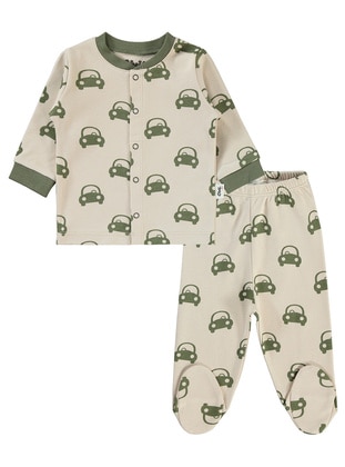 Beige - Baby Pyjamas - Civil Baby