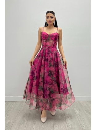 Pink - Evening Dresses - Giyim Masalı