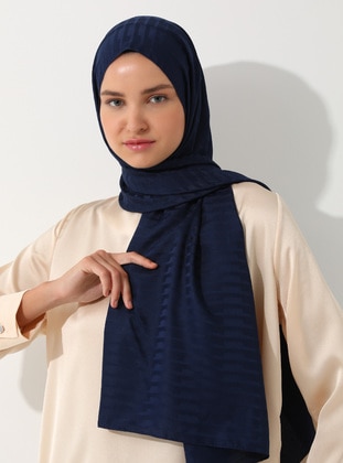 Navy Blue - Shawl - Tuva