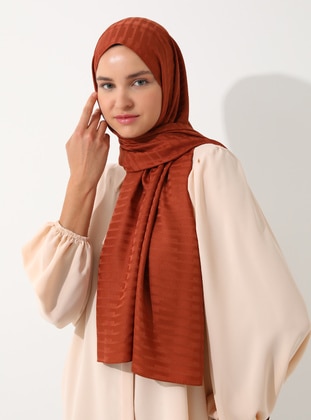 Brick Red - Shawl - Tuva