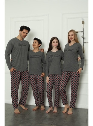 Anthracite - Men`s Pyjama Sets - Akbeniz