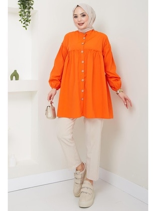 Orange - Tunic - Hafsa Mina