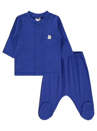 Civil Baby Bebek Pijama Takımı 1-6 Ay Saks Mavisi