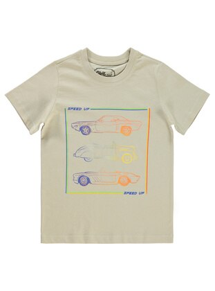 Stone Color - Boys` T-Shirt - Civil Boys