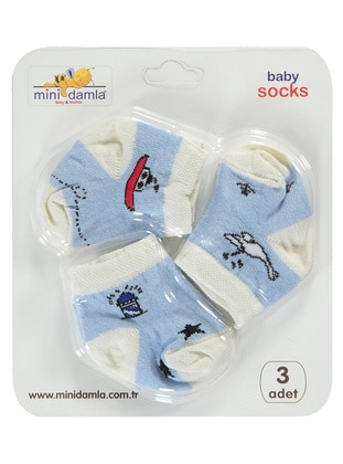 Blue - Baby Socks - Minidamla