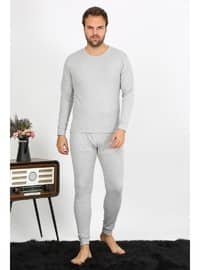 Grey - Men`s Pyjama Sets