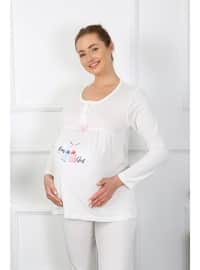 Ecru - Maternity Pyjamas
