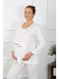 Ecru - Maternity Pyjamas