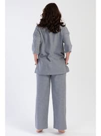 Grey - Plus Size Pyjamas