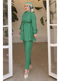 Green - Unlined - Suit