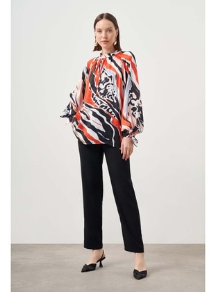 Patterned - Blouses - MIZALLE