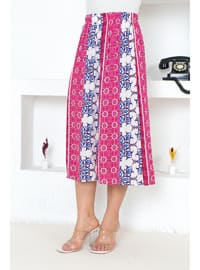 Fuchsia - Plus Size Skirt