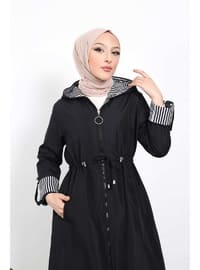 Black - Fully Lined - Trench Coat