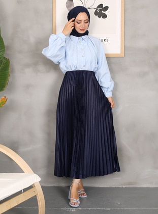 Navy Blue - Skirt - Vav