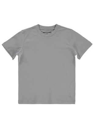 Grey - Boys` T-Shirt - Civil Boys