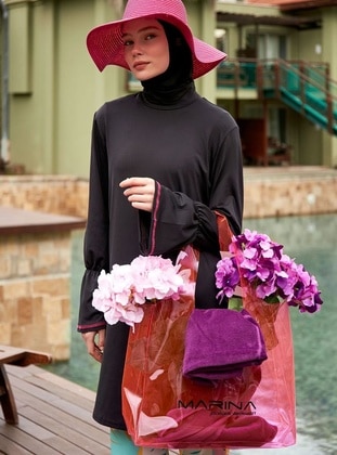 لون القرنفل - حقيبة يد وكتف - حقائب الشاطئ - Marina