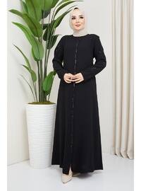 Black - Plus Size Abaya