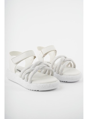 White - Sandal - Kids Sandals - Muggo