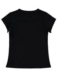 Black - Girls` T-Shirt