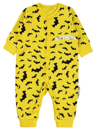Yellow - Baby Sleepsuits - BATMAN