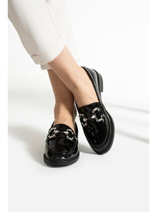 Black Patent Leather - Loafer - 450gr - Casual Shoes - Shoescloud