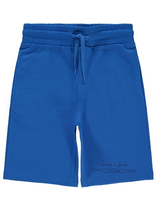 Saxe Blue - Boys` Shorts - Civil Boys
