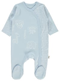 Icy Blue - Baby Sleepsuits
