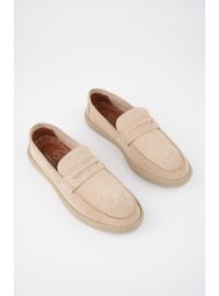 Beige Suede - Casual Shoes